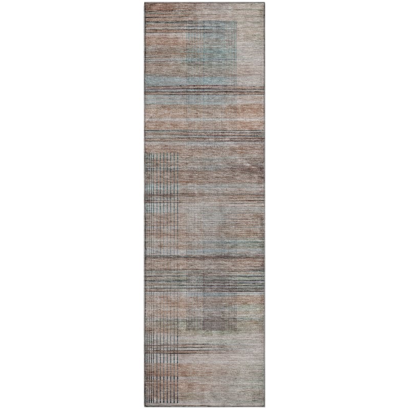 Premium Washable Super Soft Modern Criss Cross Mayfield Rug