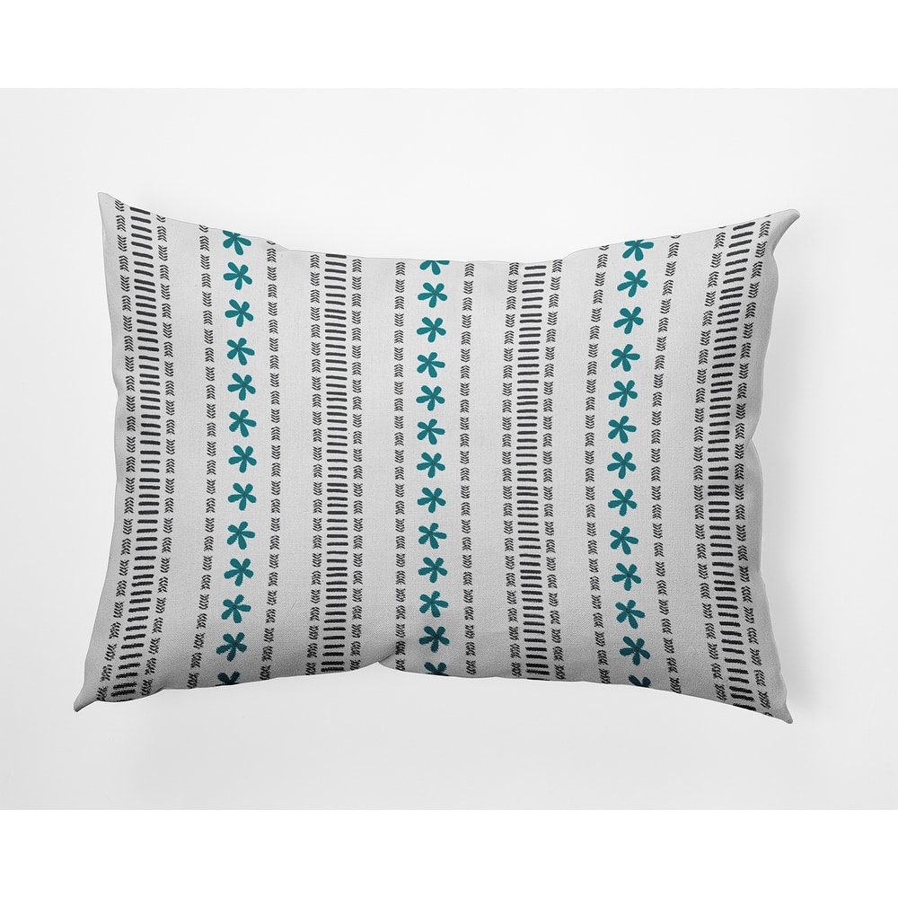 Dainty Stripes Indoor/Outdoor Throw Pillow