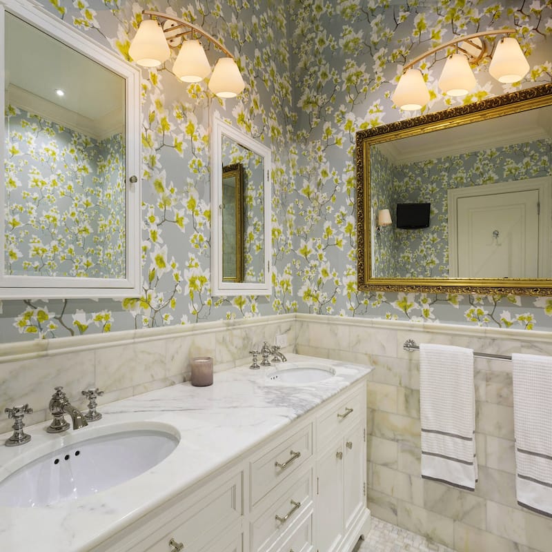 Modern industrial 3-Light Brass Bathroom Vanity Light with Opal Glass