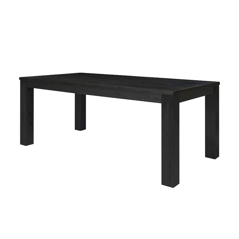 NPD Furniture Bedford Butterfly Dining Table with 20 Inch Extension - Brushed Black