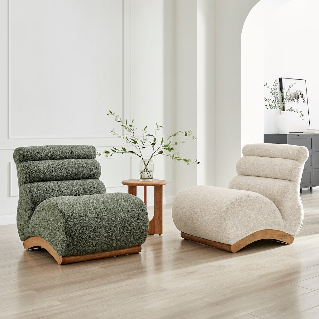 NPD Furniture Lucius Boucle Accent Chair