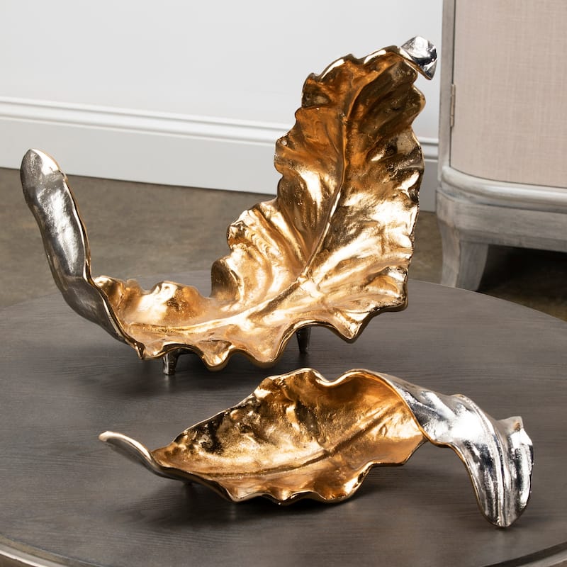 Willow Larger Two-toned Sculptural Leaf I