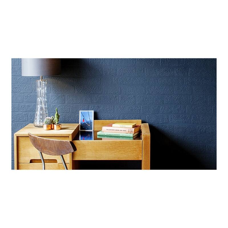 Brewster Lincolnshire Brick Paintable Luxury Vinyl Wallpaper - 20.9 x 396 x 0.025