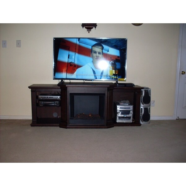 Shop Real Flame Valmont Entertainment Gel Fuel Fireplace Chestnut