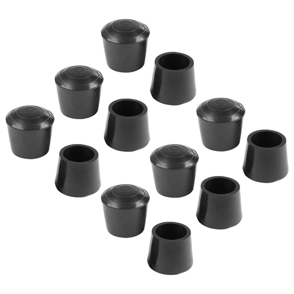 Black rubber furniture 2025 feet
