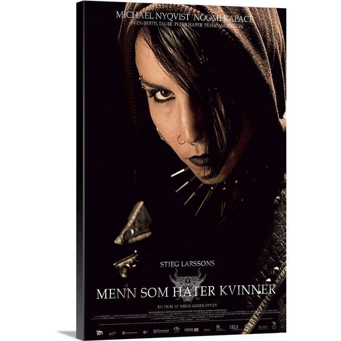 "The Girl with the Dragon Tattoo (2009)" Canvas Wall Art