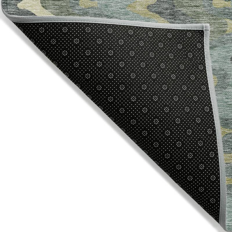 HomeRoots Abstract Transitional Rectangle Outdoor Rug