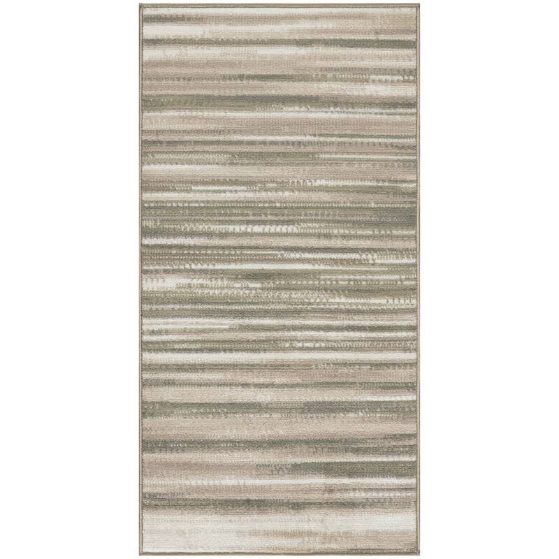 Fozay Power Loomed Traditional Modern Stain Resistant Area Rug By HomeRoots - 48' X '24' X '0.5