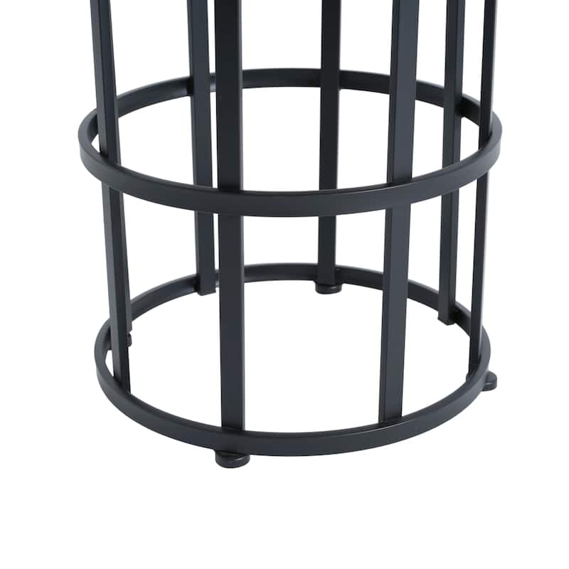 Christopher Knight Home - Modern Outdoor Acacia Wood Club Chair with Side Table