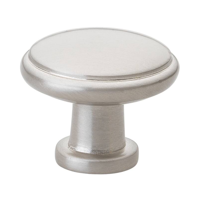 GlideRite 1.125-inch Satin Nickel Round Ring Knobs (Pack of 25) - Pack of 25