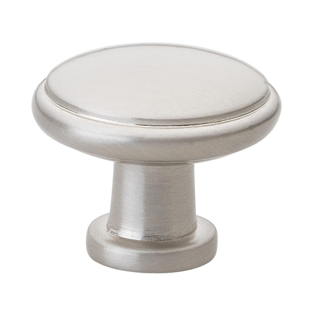 GlideRite 1.125-inch Satin Nickel Round Ring Knobs (Pack of 25) - Pack of 25