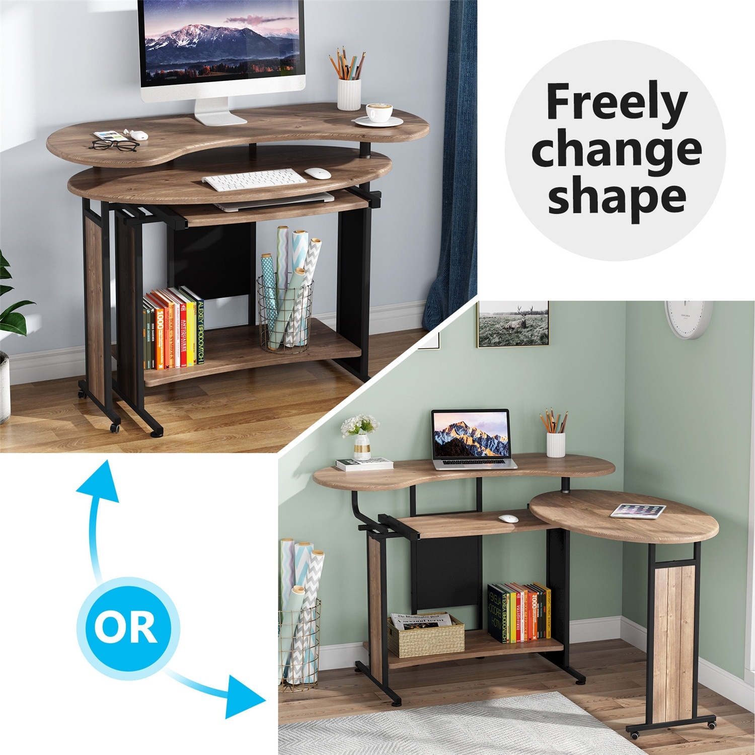 Little tree shop rotating corner desk
