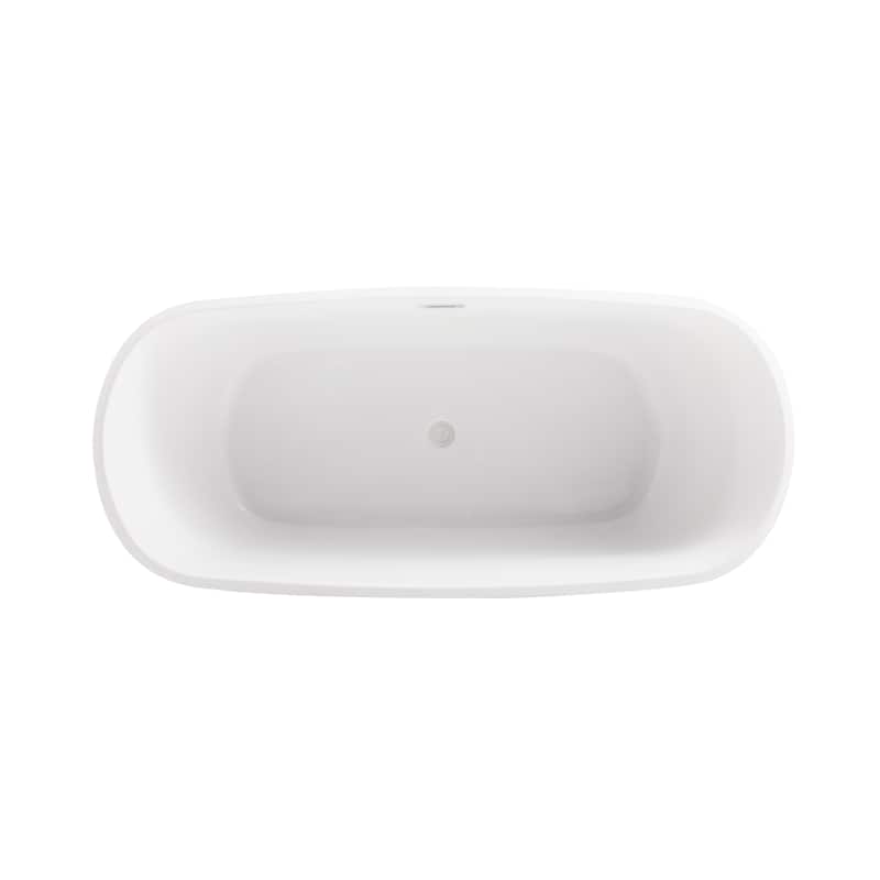 Cameron Soaking Bathtub in Glossy White
