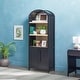 preview thumbnail 25 of 40, Middlebrook Designs 3 Shelf Open Arched Bookcase Cabinet
