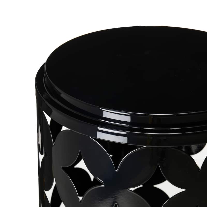 Glitzhome 19.25"H Set of 2 Modern Metal Frame Side Table - 14"L x 14"W x 19.25"H