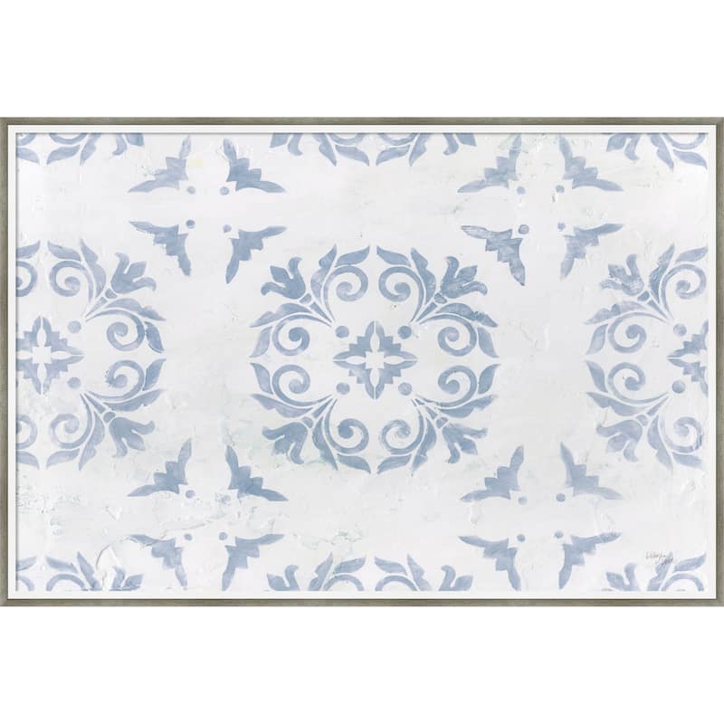 Amanti Art Framed Fabric Pinboard Textures IX by Wellington Studio Printed Bulletin Board