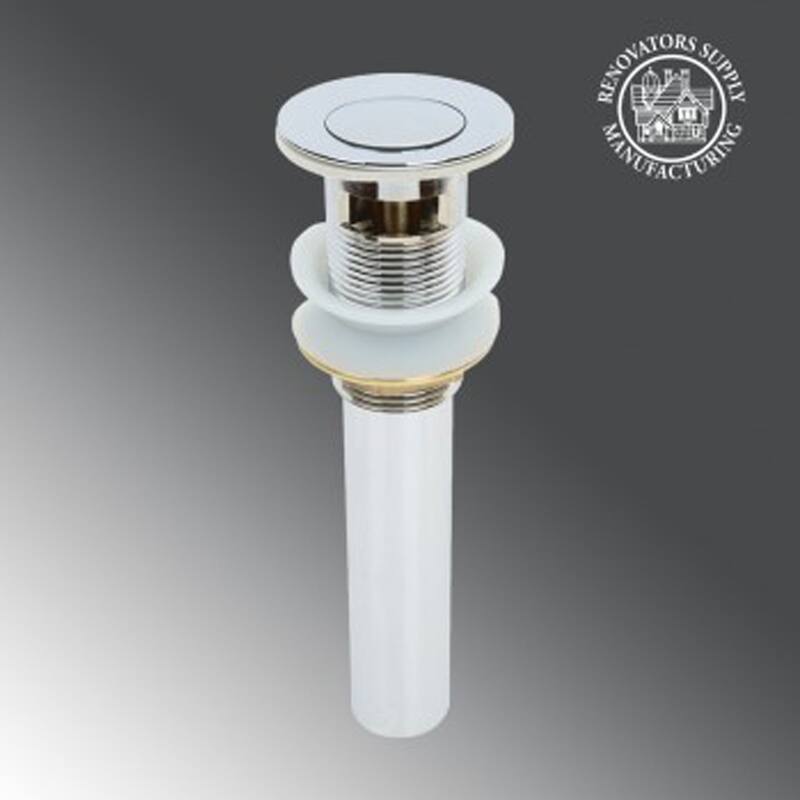Chrome Polished Brass Centerset Faucet 4 " L White Double Handle with Supply Lines and Drain Renovators Supply
