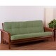 preview thumbnail 30 of 32, 5-inch Thick Twill Full-size Futon Mattress Sage