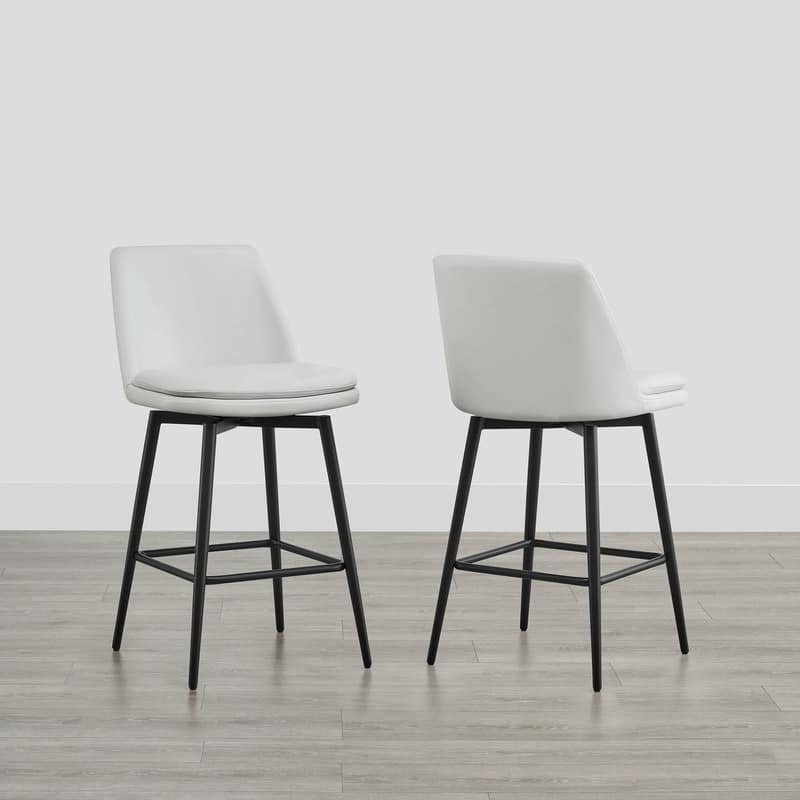 Ariel Counter Height Swivel Barstool Set