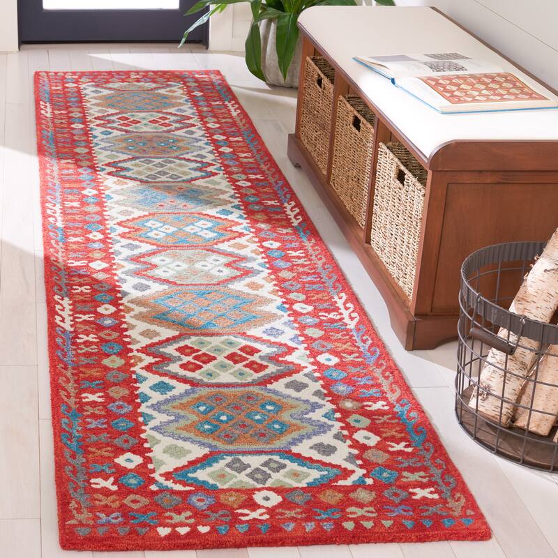 SAFAVIEH Handmade Aspen Lorida Boho Wool Rug