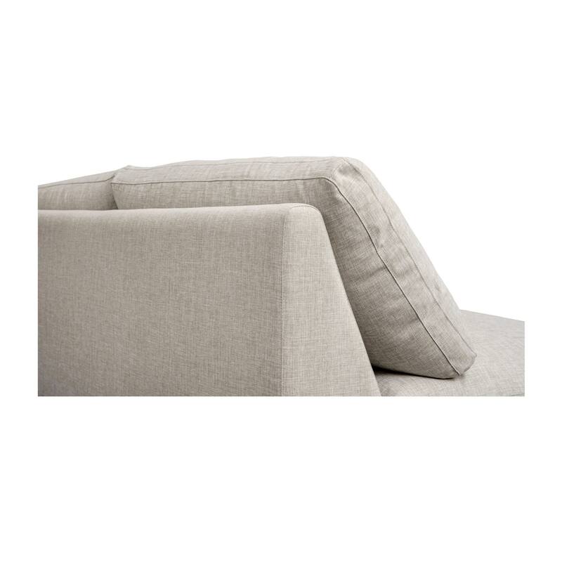 NADAAL STUDIOS Odessa, Outdoor Sofa With Weather-Resistant Performance Fabric - 74"W x40"D x35.8"H