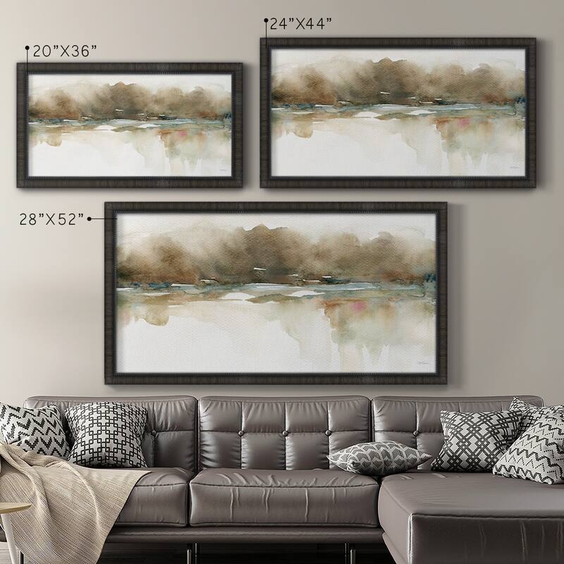 Softer Reflections Premium Framed Canvas- Ready to Hang