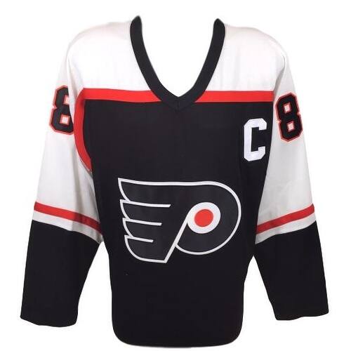 Shop Eric Lindros Signed Authentic Black Mitchell Ness Flyers
