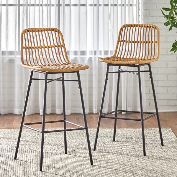 slide 2 of 3, Lifestorey 24-inch Greenville Counter Stool- Set of 2