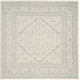 preview thumbnail 186 of 230, SAFAVIEH Adirondack Cheyenne Rustic Oriental Medallion Rug 10' Square - Ivory/Slate