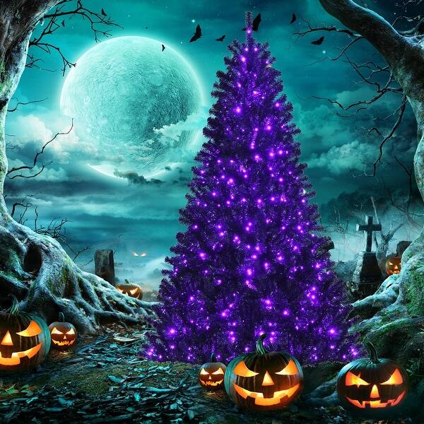 black christmas tree wallpaper