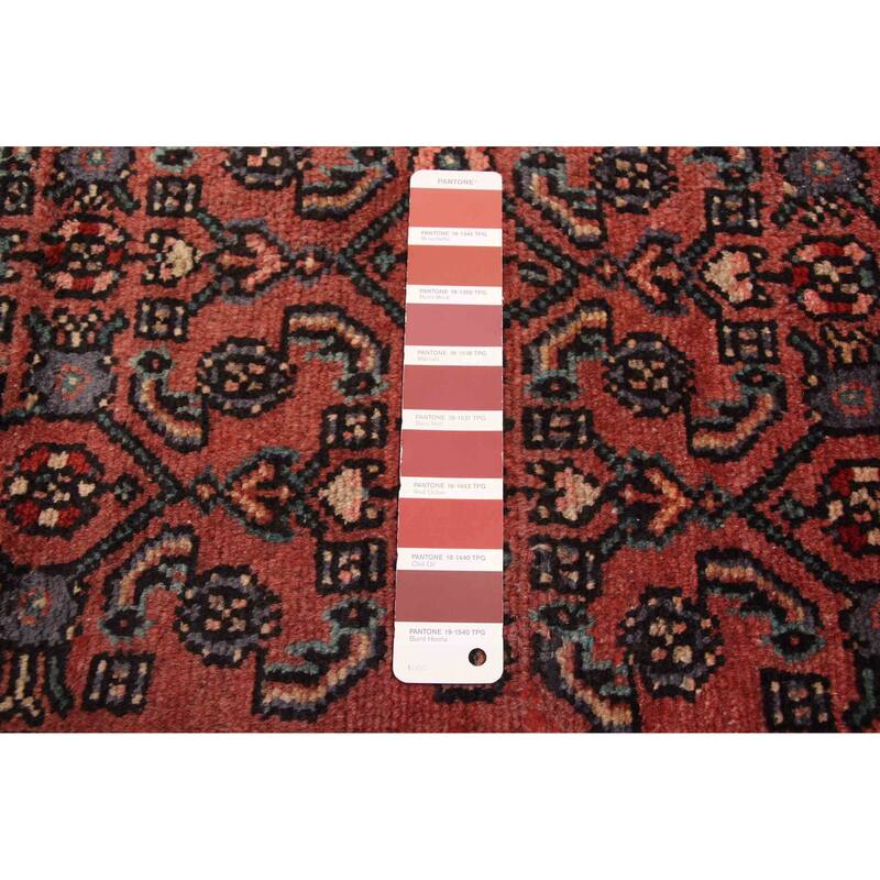 ECARPETGALLERY Hand-knotted Andelz Dark Copper Wool Rug - 2'4 x 9'8