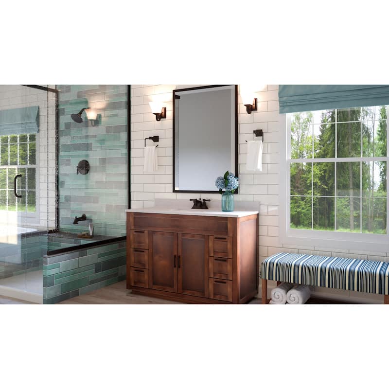 Design House Torino 8" Tall Bathroom Sconce