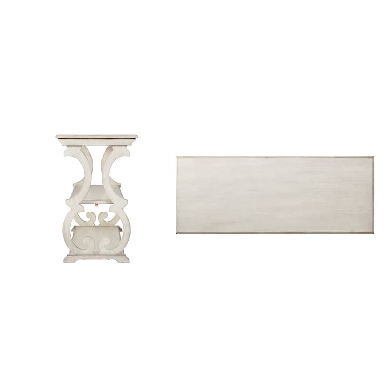 Eldoria Wood Scroll Sofa Table