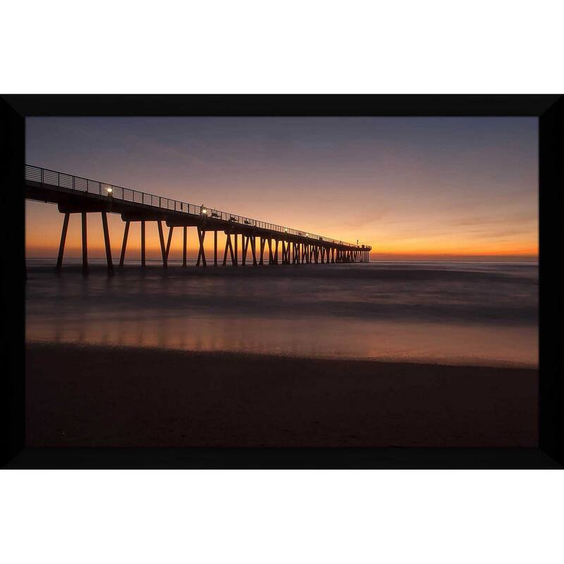 "Sunset Pacific Pier II (Horizontal)" Print on Acrylic