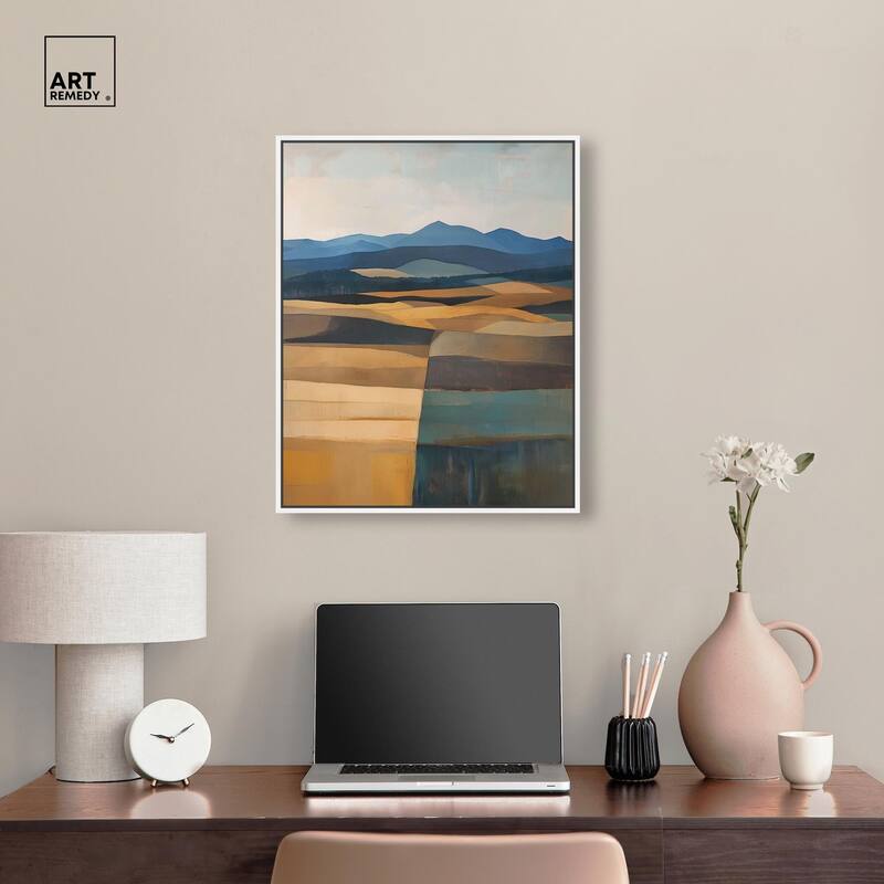 Clash of Shades Canvas by Art Remedy