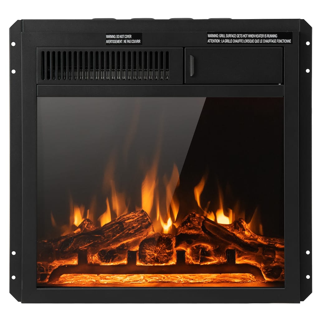 Costway 18'' Electric Fireplace Insert 5100 BTU Freestanding Heater - See Details