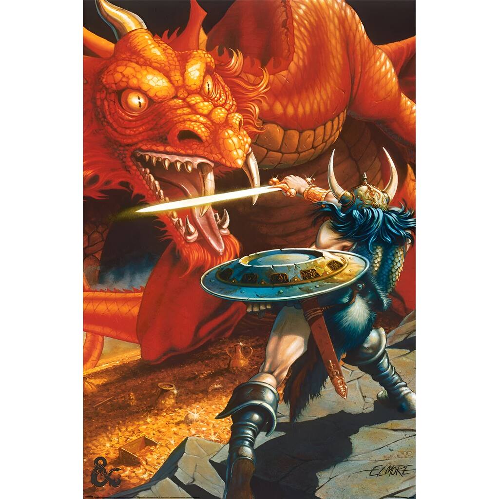 Dungeons & Dragons - Classic Art Poster - 24 x 36 Inch