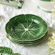 preview thumbnail 5 of 4, Certified International Le Jardin Set of 4 Cabbage 3-D Salad Plate 9" - 9"W x 9"D x 1"H