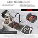 preview thumbnail 20 of 42, Dual-Mount Stainless Steel Workstation Kitchen Sink built in Accessories