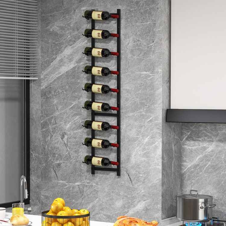 Bottle Rustproof Wall-Mounted Wine Rack
