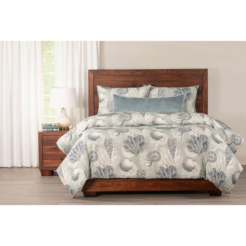 Siscovers Amelia Island Seashell Print Duvet Set