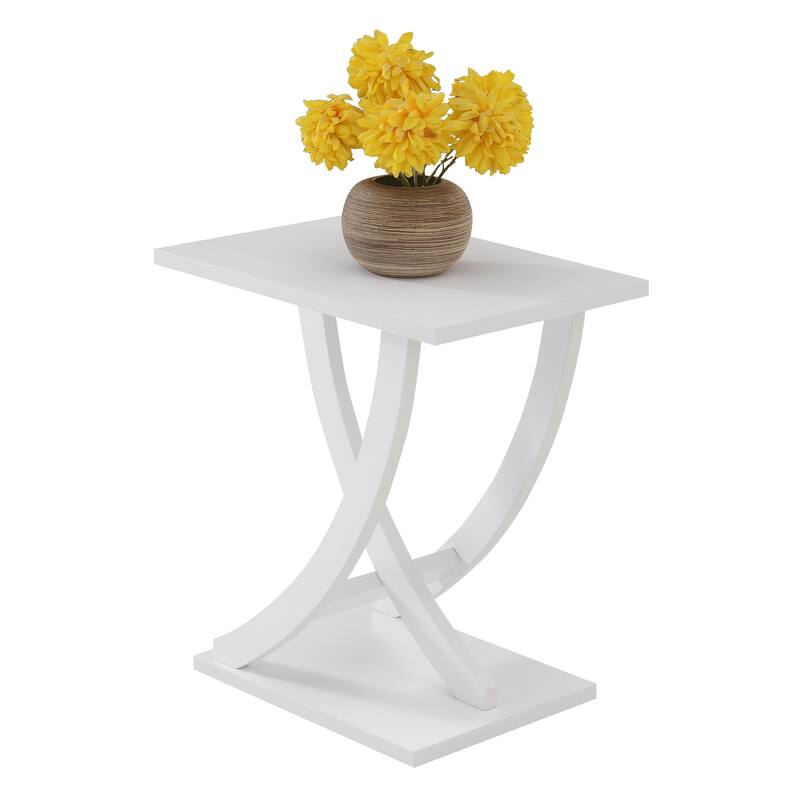 Convenience Concepts Newport Criss-Cross Chairside End Table
