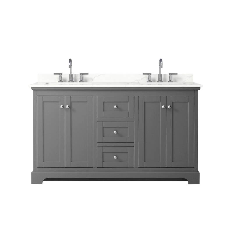 Wyndham Collection WCV232360D-QTZ-US3MXX Avery 60" Free Standing