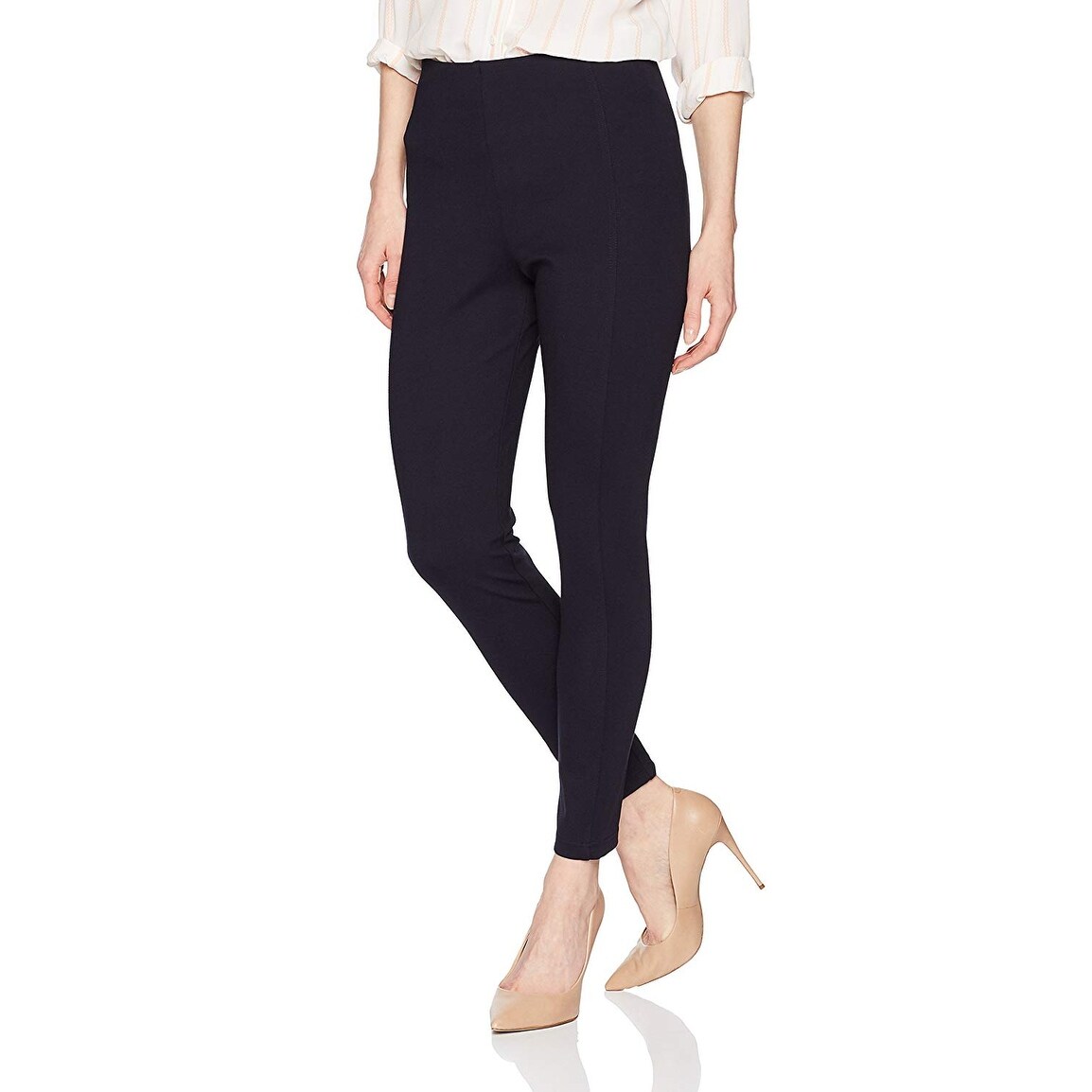 Shop Ivanka Trump Womens High Rise Pull On Pants Stretch Overstock 28040114