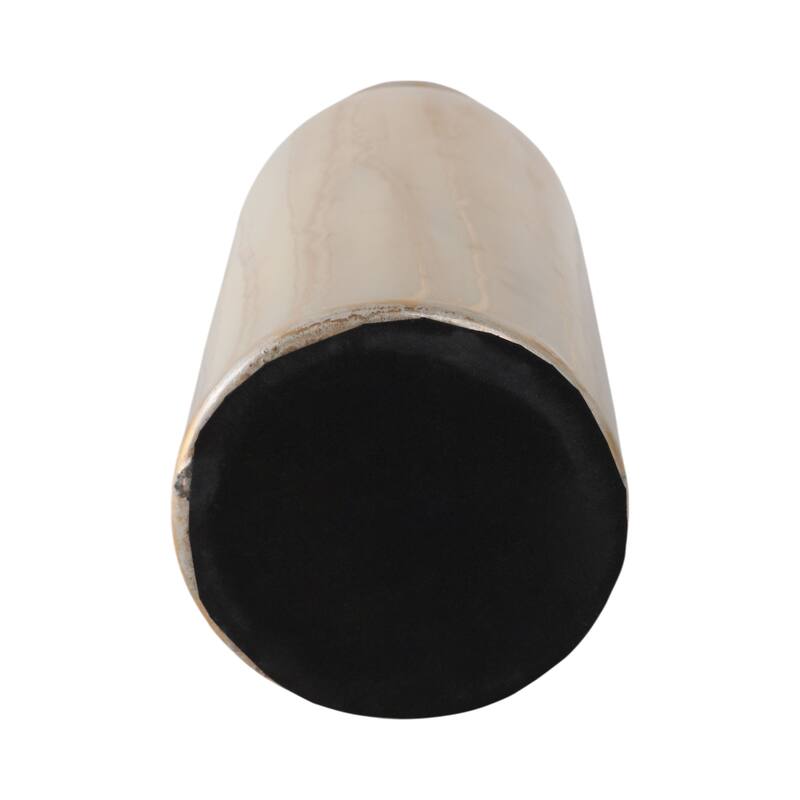 Glass Decorative Vase Glam Accent with Stone Details Modern Style