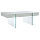 preview thumbnail 32 of 41, SAFAVIEH Jacob Glass Leg Rectangular Coffee Table - 43.3" W x 23.6" L x 15.7" H