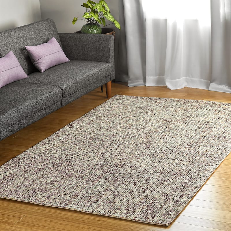 Lankford Handmade Wool Area Rug - 5' x 7'6"