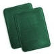 preview thumbnail 36 of 153, Empyrean Ultra Soft Plush Bathroom Rug - Non-Slip, Velvet, Memory Foam Bath Mat - Set of 2 Set of 2 (17x24) - Hunter Green