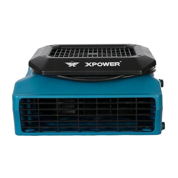 Xpower Xl 730a 1 3 Hp 1150 Cfm 5 Speed Sealed Motor Low Profile Fan Air Mover Carpet Dryer With Blue Overstock 18704639