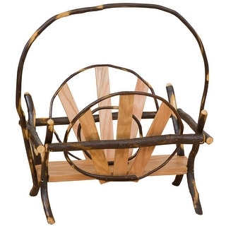 早割クーポン！ Hickory Log Magazine Stand - Bed Bath & Beyond - 33585738 小物